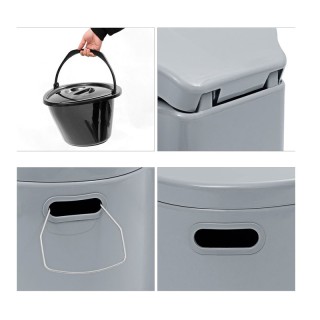 Φορητή Τουαλέτα Κάμπινγκ 41 x 49 x 34 cm Costway HW63911GR