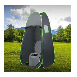 Φορητή Τουαλέτα Κάμπινγκ 41 x 49 x 34 cm Costway HW63911GR Φορητή Τουαλέτα Κάμπινγκ 41 x 49 x 34 cm Costway HW63911GR