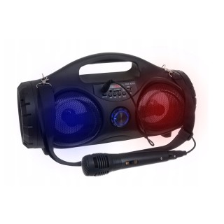 Φορητό Ασύρματο Ηχείο Bluetooth FM με Μικρόφωνο και Τηλεχειριστήριο...