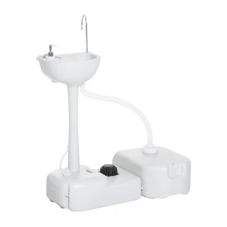 Portable Camping Washbasin with Base 17 Lt Outsunny A20-082