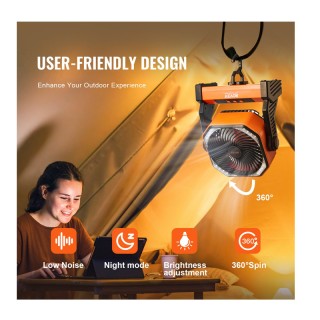 Επιτραπέζιος Επαναφορτιζόμενος Ανεμιστήρας 20.000 mAh με 4 Ταχύτητε... Επιτραπέζιος Επαναφορτιζόμενος Ανεμιστήρας 20.000 mAh με 4 Ταχύτητε...