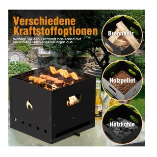 Φορητός Φούρνος Πίτσας με Κάρβουνο Πολλαπλών Χρήσεων 4 σε 1 36 x 33... Φορητός Φούρνος Πίτσας με Κάρβουνο Πολλαπλών Χρήσεων 4 σε 1 36 x 33...