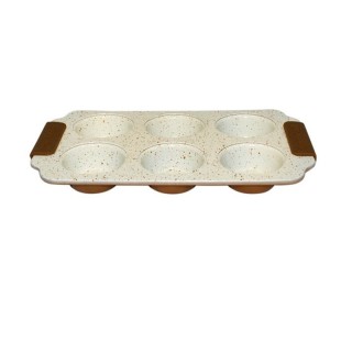 Φόρμα Ζαχαροπλαστικής για 6 Muffins από Αλουμίνιο 31 x 3 x 18 cm Ro... Φόρμα Ζαχαροπλαστικής για 6 Muffins από Αλουμίνιο 31 x 3 x 18 cm Ro...