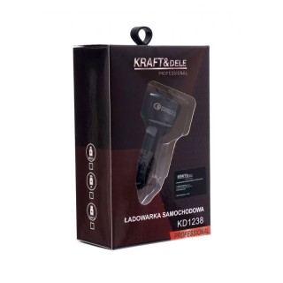 Φορτιστής Αυτοκινήτου με 2 Θύρες USB 2.1A και 1 USB QC 3.0 LED Kraf... Φορτιστής Αυτοκινήτου με 2 Θύρες USB 2.1A και 1 USB QC 3.0 LED Kraf...