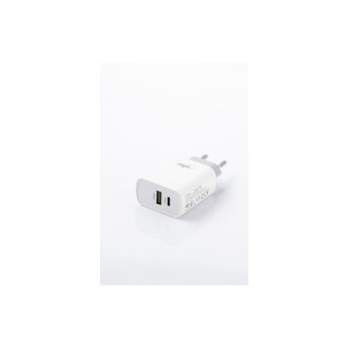 Φορτιστής με 2 Θύρες USB QC3.0+PD3.0 και Καλώδιο Lightning 18 W Cal... Φορτιστής με 2 Θύρες USB QC3.0+PD3.0 και Καλώδιο Lightning 18 W Cal...