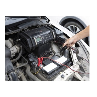 Φορτιστής Μπαταρίας Αυτοκινήτου 6/12V 10A με Φακό και Συμπιεστή Αέρ...