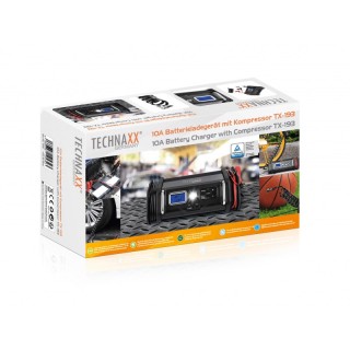 Φορτιστής Μπαταρίας Αυτοκινήτου 6/12V 10A με Φακό και Συμπιεστή Αέρ... Φορτιστής Μπαταρίας Αυτοκινήτου 6/12V 10A με Φακό και Συμπιεστή Αέρ...