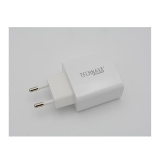 Φορτιστής Πρίζας Γρήγορης Φόρτισης USB TYPE-C 20 W Technaxx TX-196 Φορτιστής Πρίζας Γρήγορης Φόρτισης USB TYPE-C 20 W Technaxx TX-196