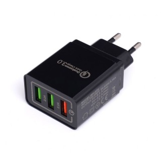 Φορτιστής Πρίζας με 2 Θύρες USB 2.1A και 1 USB QC 3.0 Kraft&Dele KD... Φορτιστής Πρίζας με 2 Θύρες USB 2.1A και 1 USB QC 3.0 Kraft&Dele KD...