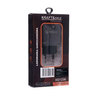 Φορτιστής Πρίζας με 2 Θύρες USB 2.1A και 1 USB QC 3.0 Kraft&Dele KD... Φορτιστής Πρίζας με 2 Θύρες USB 2.1A και 1 USB QC 3.0 Kraft&Dele KD...