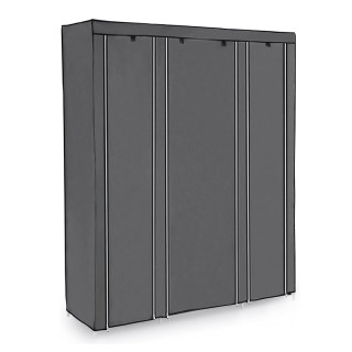 Φορητή Υφασμάτινη Ντουλάπα με Μεταλλικό Σκελετό 175 x 150 x 45 cm Χ... Φορητή Υφασμάτινη Ντουλάπα με Μεταλλικό Σκελετό 175 x 150 x 45 cm Χ...