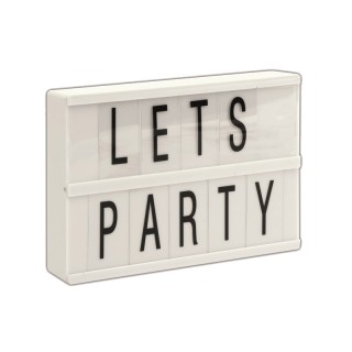 Φωτιζόμενος LED Πίνακας Lightbox A5 με 60 Γράμματα και Σύμβολα Grun...