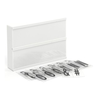 Φωτιζόμενος LED Πίνακας Lightbox A5 με 60 Γράμματα και Σύμβολα Grun...