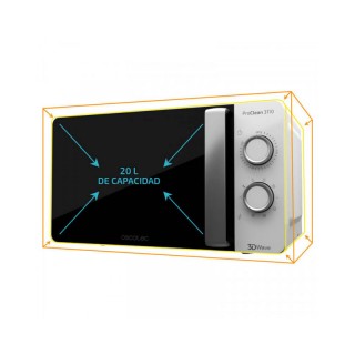 Φούρνος Μικροκυμάτων με Γκριλ 20 Lt 700 W Cecotec ProClean 3110 CEC... Φούρνος Μικροκυμάτων με Γκριλ 20 Lt 700 W Cecotec ProClean 3110 CEC...