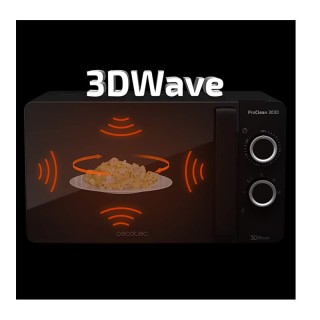 Φούρνος Μικροκυμάτων 20 Lt 700 W Cecotec ProClean 3030 Black CEC-01524 Φούρνος Μικροκυμάτων 20 Lt 700 W Cecotec ProClean 3030 Black CEC-01524