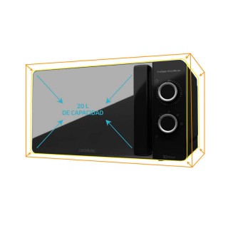 Φούρνος Μικροκυμάτων 20 Lt 700 W Cecotec ProClean 3040 Mirror CEC-0... Φούρνος Μικροκυμάτων 20 Lt 700 W Cecotec ProClean 3040 Mirror CEC-0...