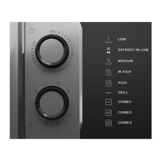 Φούρνος Μικροκυμάτων με Γκριλ 20 Lt 700 W Cecotec ProClean 3160 Mir...