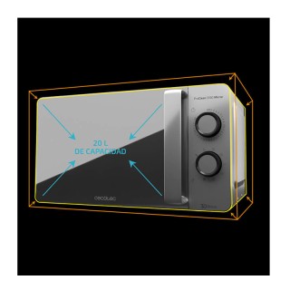 Φούρνος Μικροκυμάτων με Γκριλ 20 Lt 700 W Cecotec ProClean 3160 Mir...