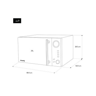 Φουρνάκι Μικροκυμάτων με Λειτουργία Grill 25 Lt 900-1000 W H.Koenig... Φουρνάκι Μικροκυμάτων με Λειτουργία Grill 25 Lt 900-1000 W H.Koenig...