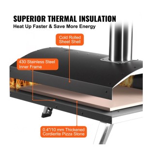 Φούρνος Πίτσας Πέλλετ/Κάρβουνο Εξωτερικού Χώρου 540 x 410 x 690 mm ... Φούρνος Πίτσας Πέλλετ/Κάρβουνο Εξωτερικού Χώρου 540 x 410 x 690 mm ...
