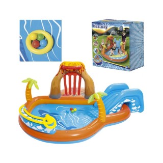 Φουσκωτή Παιδική Πισίνα - Παιδότοπος 265 x 265 x 104 cm Lava Lagoon... Φουσκωτή Παιδική Πισίνα - Παιδότοπος 265 x 265 x 104 cm Lava Lagoon...