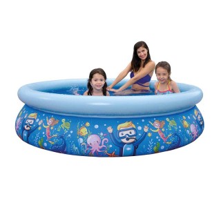 Φουσκωτή Παιδική Στρόγγυλη Πισίνα 205 x 47 cm Jilong 6920388659383 Φουσκωτή Παιδική Στρόγγυλη Πισίνα 205 x 47 cm Jilong 6920388659383