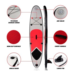 Φουσκωτή Σανίδα SUP με Αξεσουάρ 243 x 57 cm Bakaji 8711252196077 Φουσκωτή Σανίδα SUP με Αξεσουάρ 243 x 57 cm Bakaji 8711252196077