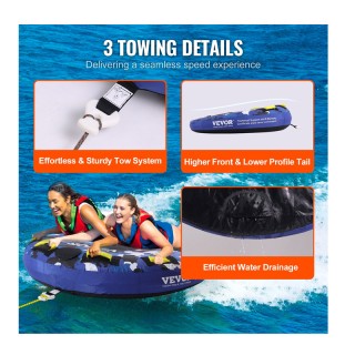 Φουσκωτό Ρυμουλκούμενο Θαλάσσιο Παιχνίδι 2 Ατόμων 1315 mm VEVOR CQT... Φουσκωτό Ρυμουλκούμενο Θαλάσσιο Παιχνίδι 2 Ατόμων 1315 mm VEVOR CQT...
