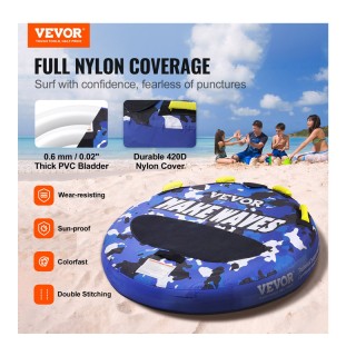 Φουσκωτό Ρυμουλκούμενο Θαλάσσιο Παιχνίδι 2 Ατόμων 1315 mm VEVOR CQT... Φουσκωτό Ρυμουλκούμενο Θαλάσσιο Παιχνίδι 2 Ατόμων 1315 mm VEVOR CQT...