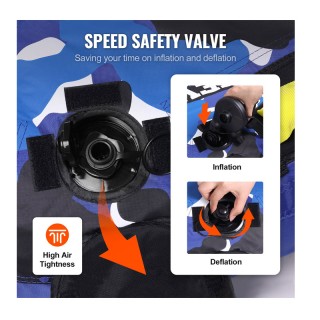 Φουσκωτό Ρυμουλκούμενο Θαλάσσιο Παιχνίδι 2 Ατόμων 1315 mm VEVOR CQT... Φουσκωτό Ρυμουλκούμενο Θαλάσσιο Παιχνίδι 2 Ατόμων 1315 mm VEVOR CQT...