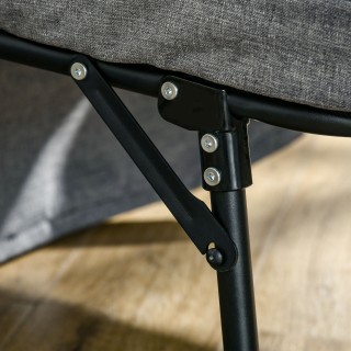 HOMCOM 4 σε 1 Πτυσσόμενο Οθωμανικό κρεβάτι πολλαπλών χρήσεων με ανα...