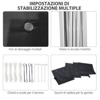 Outsunny ρυθμιζόμενο ύψος από ατσάλι και ύφασμα Oxford πτυσσόμενο κ... Outsunny ρυθμιζόμενο ύψος από ατσάλι και ύφασμα Oxford πτυσσόμενο κ...