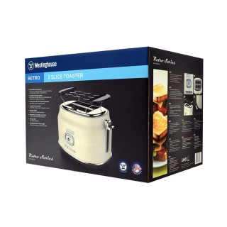 Φρυγανιέρα 2 Θέσεων 815 W Χρώματος Κρεμ Westinghouse WKTTB857WH