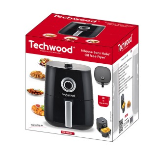 Φριτέζα Αέρος με Αποσπώμενο Κάδο 4 Lt 1300 W Techwood TFR-456SH Φριτέζα Αέρος με Αποσπώμενο Κάδο 4 Lt 1300 W Techwood TFR-456SH