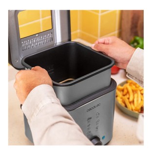 Φριτέζα με Φίλτρο Καθαρισμού Λαδιού 1.5 Lt 900 W Cecotec CleanFry A... Φριτέζα με Φίλτρο Καθαρισμού Λαδιού 1.5 Lt 900 W Cecotec CleanFry A...