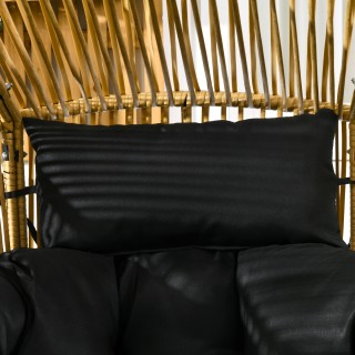 Outsunny πολυθρόνα κήπου σε σχήμα αυγού με προσκέφαλο και μαξιλάρια... Outsunny πολυθρόνα κήπου σε σχήμα αυγού με προσκέφαλο και μαξιλάρια...