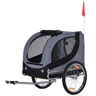 PawHut Bike Trailer για σκύλους μεσαίου μεγέθους με πλαϊνά παράθυρα... PawHut Bike Trailer για σκύλους μεσαίου μεγέθους με πλαϊνά παράθυρα...