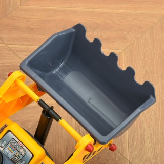 HOMCOM Μπουλντόζα Παιχνίδι με τιμόνι, χειροκίνητο εκσκαφέα και κρυφ... HOMCOM Μπουλντόζα Παιχνίδι με τιμόνι, χειροκίνητο εκσκαφέα και κρυφ...