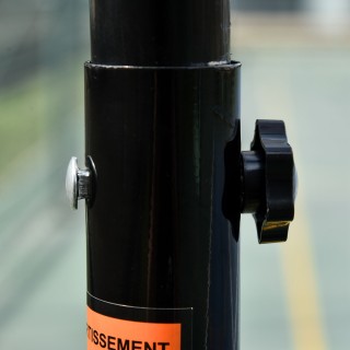 HOMCOM Τσέρκι Μπάσκετ Ρυθμιζόμενο Ύψος 5 Επιπέδων 175-215cm, Μεταλλ...