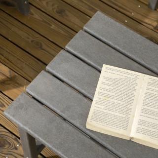 Σαλόνι κήπου με καναπέ, 2 πολυθρόνες και HDPE τραπεζάκι σαλονιού με...