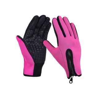 Γάντια Ποδηλάτου για Οθόνη Αφής Touch Screen Gloves Χρώματος Ροζ La...