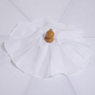 Ομπρέλα Outsunny Garden Διάμετρος 3m σε λευκό ξύλο 01-0244 Ομπρέλα Outsunny Garden Διάμετρος 3m σε λευκό ξύλο 01-0244