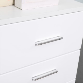 kleankin Ξύλινο Ντουλάπι Μπάνιου με Συρτάρι και 1 Ντουλάπα Πόρτας μ... kleankin Ξύλινο Ντουλάπι Μπάνιου με Συρτάρι και 1 Ντουλάπα Πόρτας μ...