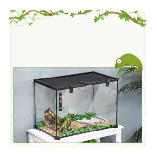 Γυάλινο Ενυδρείο για Ερπετά Terrarium 50 x 30 x 35 cm PawHut D40-01...