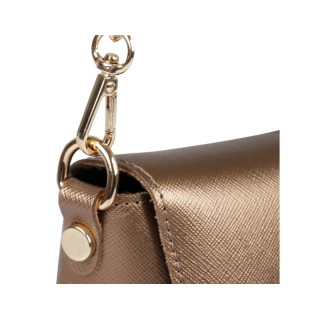 Γυναικεία Τσάντα Ώμου με Αλυσίδα Χρώματος Copper Beverly Hills Polo... Γυναικεία Τσάντα Ώμου με Αλυσίδα Χρώματος Copper Beverly Hills Polo...