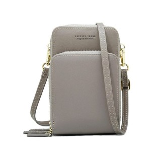 Γυναικεία Τσάντα Χιαστί Χρώματος Γκρι SPM DYN-5056113240814