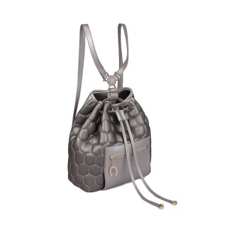 Γυναικεία Τσάντα Πλάτης Χρώματος Γκρι Beverly Hills 711 657BHP0815 Γυναικεία Τσάντα Πλάτης Χρώματος Γκρι Beverly Hills 711 657BHP0815