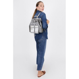 Γυναικεία Τσάντα Πλάτης Χρώματος Γκρι Beverly Hills 711 657BHP0815 Γυναικεία Τσάντα Πλάτης Χρώματος Γκρι Beverly Hills 711 657BHP0815