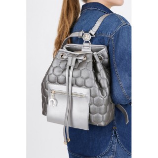Γυναικεία Τσάντα Πλάτης Χρώματος Γκρι Beverly Hills 711 657BHP0815 Γυναικεία Τσάντα Πλάτης Χρώματος Γκρι Beverly Hills 711 657BHP0815