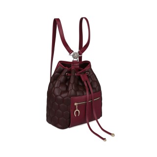 Γυναικεία Τσάντα Πλάτης Χρώματος Μπορντό Beverly Hills 711 657BHP0818 Γυναικεία Τσάντα Πλάτης Χρώματος Μπορντό Beverly Hills 711 657BHP0818